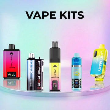 Vape kits including Lost Mary, Hayati and SKE devices