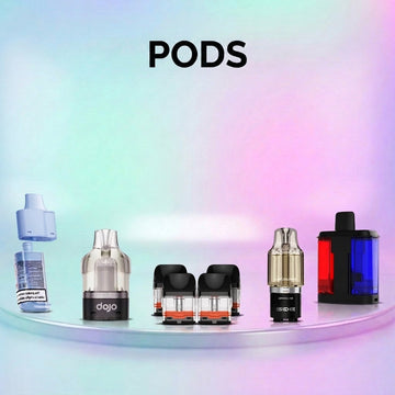 Replacement vape pods and prefilled pods from Lost Mary, Hayati and SKE
