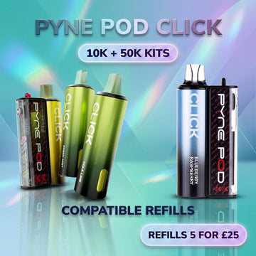 Pyne Pod Click 10K, 50K and replacement refill packs