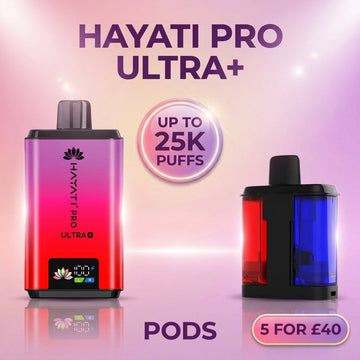 Hayati Pro Ultra+ 25000 device and replacement pods